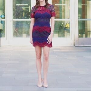 Sandro Sleeve Lace Dress